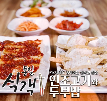 통일식객 MZ세대도 좋아하는 탈북민 밥상 인조고기와 두부밥