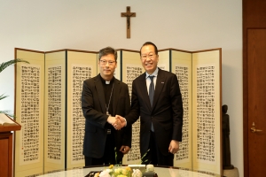 权宁世长官拜访天主教首尔大教区区长